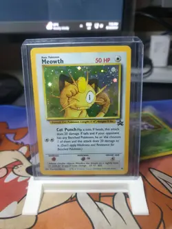 2000 POKEMON PROMO MEOWTH-HOLO GAME BOY - Image 1