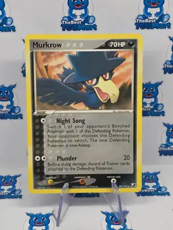 Murkrow - 30/115 - Pokemon EX Unseen Forces LP - Image 1