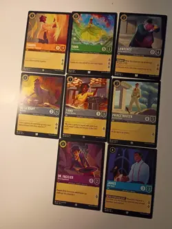 Disney Lorcana Rise Of The Floodborn The Princess And The Frog (8) Cards - Image 1