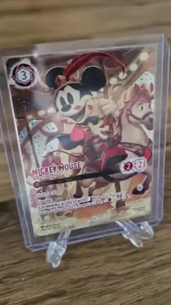 2025 Disney Lorcana Fabled Mickey Mouse Brave Little Prince Iconic Foil #242/204 - Image 2