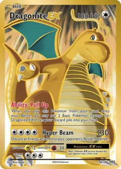 Dragonite EX - 106/108 - Pokemon Evolutions XY Full Art Ultra Rare Card NM - Image 1