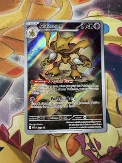 Pokemon TCG Alakazam 009 MEP Mega Evolution Elite Trainer Box Promo NM - Image 1