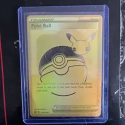 Pokemon 25th Anniversary UPC SWSH146 Poke Ball Card BETTER THAN GEM MINT!!! - Image 1