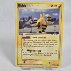 Elekid Rare Unseen Forces 23/115 Pokemon Trading Card 2005 Nintendo - Image 1