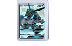 Rayquaza GX 177a/168 Hidden Fates Alternate Art Shiny Pokemon Card - Image 1
