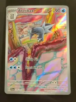 💧 Pokemon Paldea Evolved Arctibax 209 Illustration Rare card Full Art Water NM - Image 1