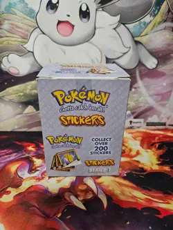 Choose your 1999 Pokemon Base and PRIZM Stickers Series 1 PACK FRESH - Image 1