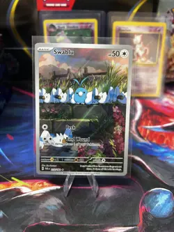 Swablu 213/182 S&V Paradox Rift Holo Illustration Rare Pokemon TCG Pack Fresh NM - Image 1