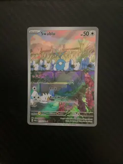 Pokemon Swablu 213/182 Paradox Rift Illustration Rare Near Mint NM - Image 1