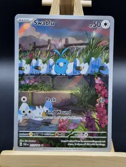 Swablu 213/182 S&V Paradox Rift Holo Illustration Rare Pokemon TCG Pack Fresh NM - Image 1