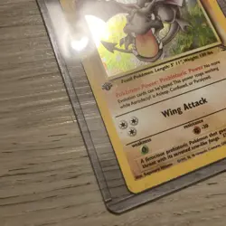 Aerodactyl - 1/62 - Pokemon Fossil 1st Edition Holo Rare Card WOTC HP - Image 3