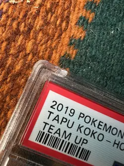 2019 Pokemon: TAPU KOKO 51/181 Holo Rare - Team Up Set Gem Mint - PSA 10 (read) - Image 5