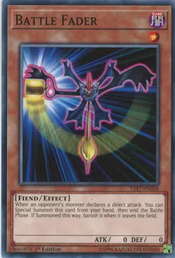 Yugioh Battle Fader YS17-EN018 Common 1st Edition LP - Image 1