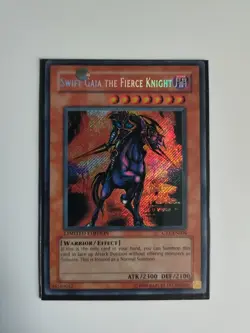 Yu-Gi-Oh! TCG Swift Gaia the Fierce Knight Secret Rare Limited Edition CT1-EN004 - Image 1