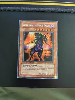 CT1-EN004 Swift Gaia The Fierce Knight Secret Rare Limited Edition Yugioh MP - Image 1