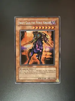 Swift Gaia The Fierce Knight CT1-EN004 Secret Rare Limited Edition EX Yugioh - Image 1