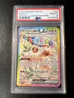 Eevee EX 167/131 Prismatic Evolutions Special Illustration Rare PSA 10 - Image 1