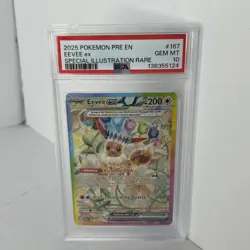 Eevee EX 167/131 Prismatic Evolutions Special Illustration Rare PSA 10 - Image 1
