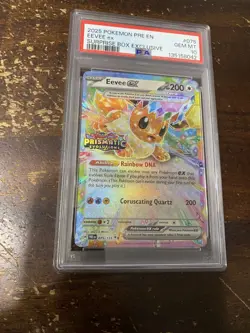 2025 Eevee Ex 75/131 Prismatic Evolutions Surprise Box Exclusive PSA 10 LOW POP - Image 1