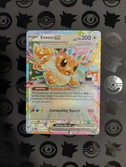 Pokemon TCG Eevee ex Prismatic Evolutions 075/131 Prize Pack Series 7 NM - Image 1
