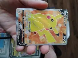 2022 POKEMON SWORD & SHIELD BRILLIANT STARS #157 FULL ART/PIKACHU V PSA 9 - Image 2