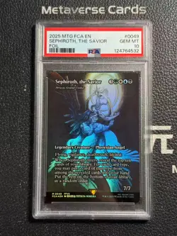 2025 MTG Final Fantasy EN Sephiroth The Savior Foil PSA10 #0049 SSP - Image 1