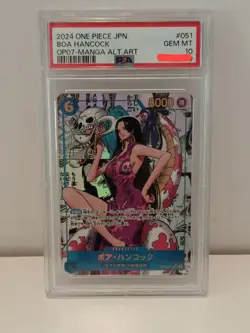 PSA 10 BOA HANCOCK - OP07-051 ONE PIECE ALT ART - Card Japanese Manga #no Luffy - Image 1