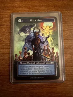 Black Mass NM FOIL Unique Sorcery Contested Realm Gothic - Image 1