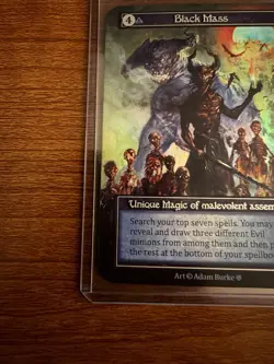 Black Mass NM FOIL Unique Sorcery Contested Realm Gothic - Image 4