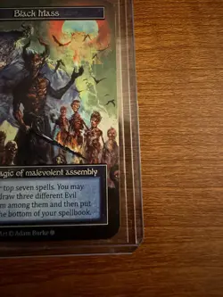 Black Mass NM FOIL Unique Sorcery Contested Realm Gothic - Image 5