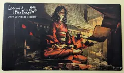 Legend of the Five Rings Card Game L5R LCG Playmat Phoenix 2019 Winter Court - Image 1