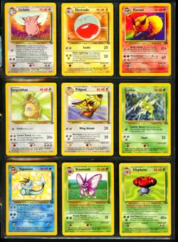 1999 Pokemon JUNGLE Set NEAR COMPLETE Unlimited Edition NON HOLO Cards Lot RARE - Image 2