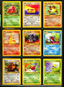 1999 Pokemon JUNGLE Set NEAR COMPLETE Unlimited Edition NON HOLO Cards Lot RARE - Image 4
