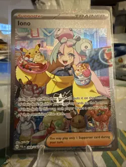 Pokemon TCG Paldea Evolved Trainer Card Iono Mint Holo 269/193 Pack Fresh - Image 2