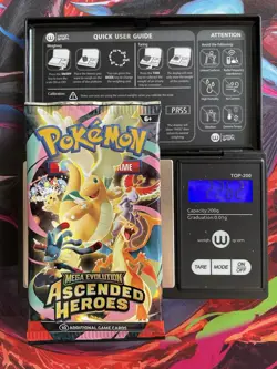 VERY HEAVY! GOD PACKUUU 22.62g Ascended Heroes Pokemon TCG Booster (SEALED) - Image 1