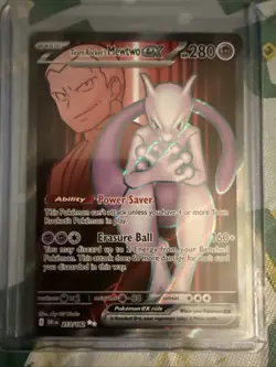 Pokemon TCG Team Rockets Mewtwo EX Special Illustration Destined Rivals - Image 2