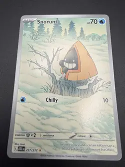 Snorunt ASC EN 227/217 Illustration Rare Ascended Heroes Pokemon TCG NM - Image 1