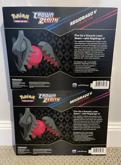 Pokemon TCG Crown Zenith Regidrago V Collection Boxes (Lot of 2) - Image 2