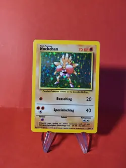 Pokemon Karte/card - Nockchan Hitmonchan 7/102 - Base Set - Holo - Good - Image 1