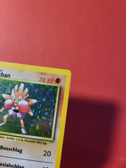 Pokemon Karte/card - Nockchan Hitmonchan 7/102 - Base Set - Holo - Good - Image 3