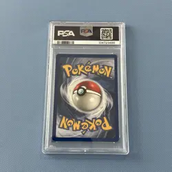 1999 Pokemon TCG Hitmonchan Base Set 7/102 Holo Unlimited Holo Rare PSA 8 - Image 4