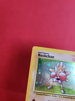 Pokemon Karte/card - Nockchan Hitmonchan 7/102 - Base Set - Holo - Light Played - Image 2