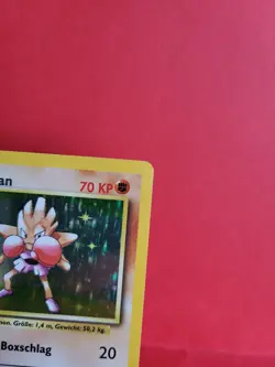 Pokemon Karte/card - Nockchan Hitmonchan 7/102 - Base Set - Holo - Light Played - Image 3