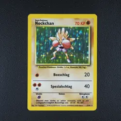 Nockchan - Hitmonchan Pokemon Karte TCG WOTC 7/102 Rare Holo Base Basis-Set /W20 - Image 2