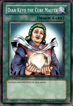 Dian Keto The Cure Master - 1st Edition SDJ-027 - LP - YuGiOh - Image 1