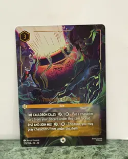 Disney Lorcana The Black Cauldron Enchanted 225/204 Whispers In The Well English - Image 1