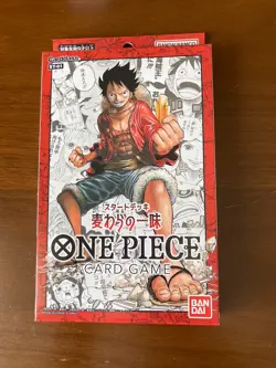 One Piece TCG Card Game Luffy Straw Hat Crew Starter Deck ST-01 Japanese Sealed 811039038366 - Image 1