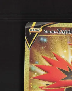 Galarian Zapdos V 182/172 Brilliant Stars Full Art Secret Rare Pokemon Card NM - Image 3