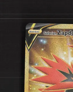 Galarian Zapdos V 182/172 Brilliant Stars Full Art Secret Rare Pokemon Card NM - Image 3