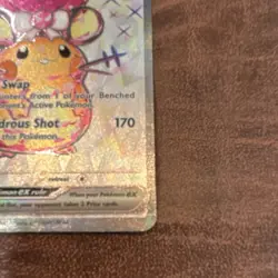 Pokemon Dedenne ex Full Art Tera Ultra Rare Holo Card 239/193 Paldea Evolved EX - Image 3